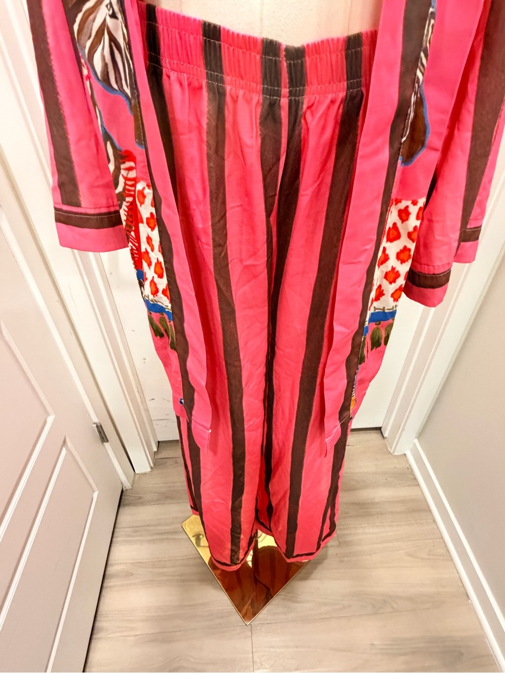 Nice to Meet You Vibrant Pink Zebra Print Two-Piece Lounge Set - Picture 12 of 12